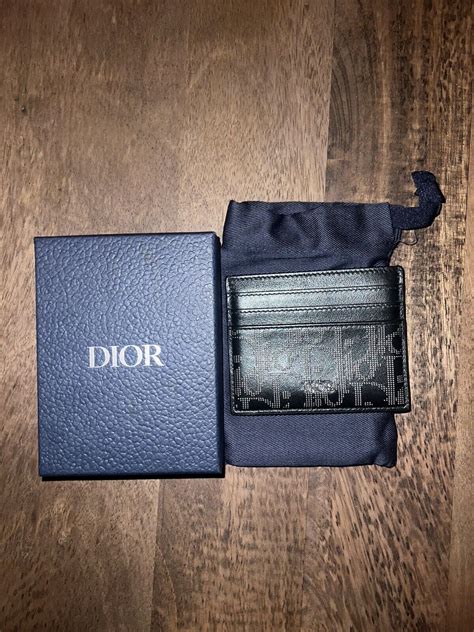 christian dior men card holder|christian dior wallet for men.